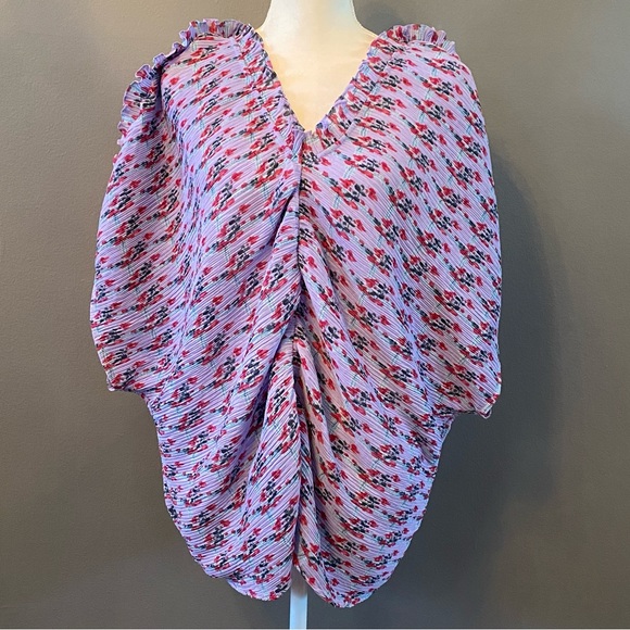 Verandah PLEATED RELAXED DRAPE TOP - Picture 2 of 7